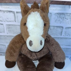 Vintage 1999 RETIRED Build a Bear Horse Brown Plush  Pony Brown BAB